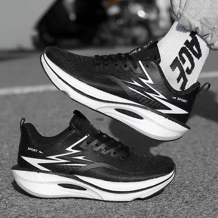 Chaussures de sport de haute qualité pour hommes, chaussures décontractées, baskets de course à plat