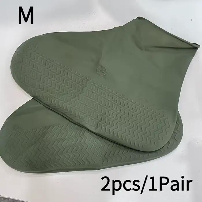 Couvre-chaussures imperméables en silicone antidérapants, protections unisexes pour baskets, idéales