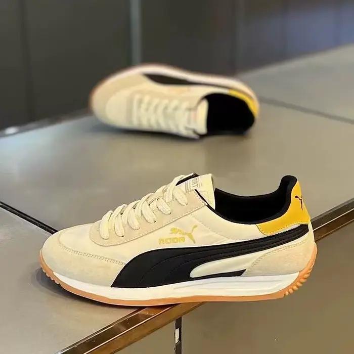 Chaussures en cuir pour hommes, baskets tendance, chaussures de sport respirantes, antidérapantes, p