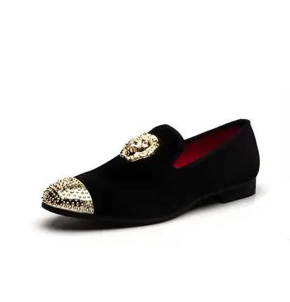 Chaussures de fête hommes plate-forme robe chaussure 2026 créateur de mode sans lacet mocassins homm