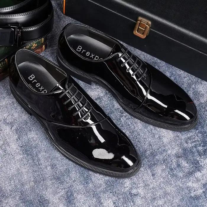 Chaussures Oxford à bout pointu pour hommes