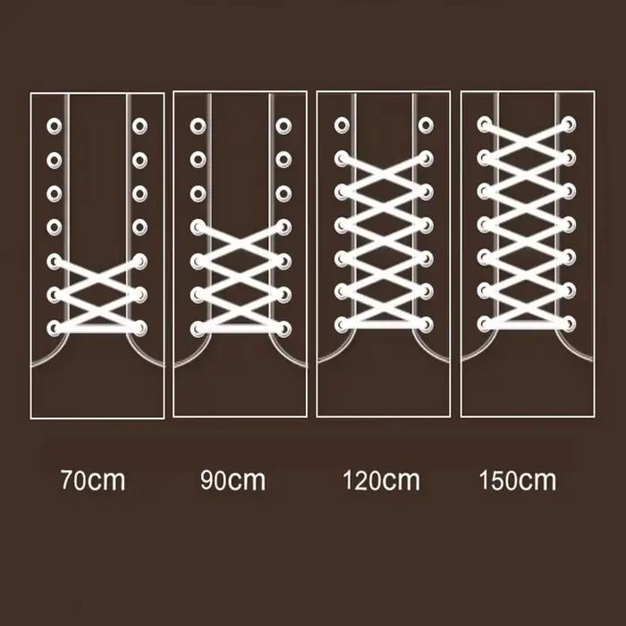 1 Paire de Lacets de Chaussures Ronds Classiques
