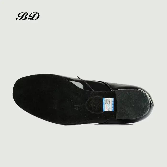 Chaussures de danse latine en cuir verni pour hommes