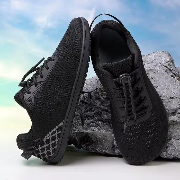 Chaussures de course pieds nus coupe large semelle souple respirantes antidérapantes grandes tailles bout rond pour homme et femme occasions spéciales