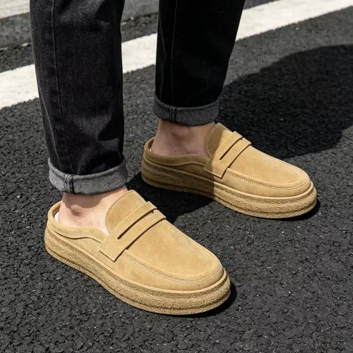 Mocassins d'été plats pour homme