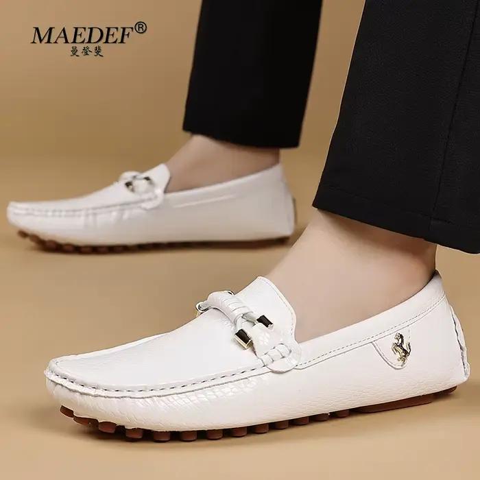 MAEDEF hommes chaussures mocassins hommes chaussures habillées confortable décontracté affaires hommes chaussures homme conduite chaussure grande taille 39-48 mocassins