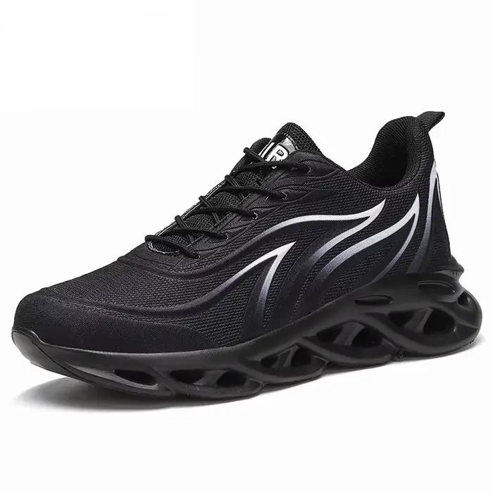 Chaussure sociale homme maille respirant confortable course chaussures de marche en plein air hommes