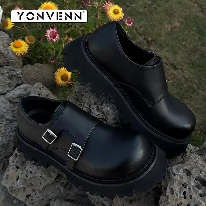 YONWENN – chaussures en cuir originales pour hommes