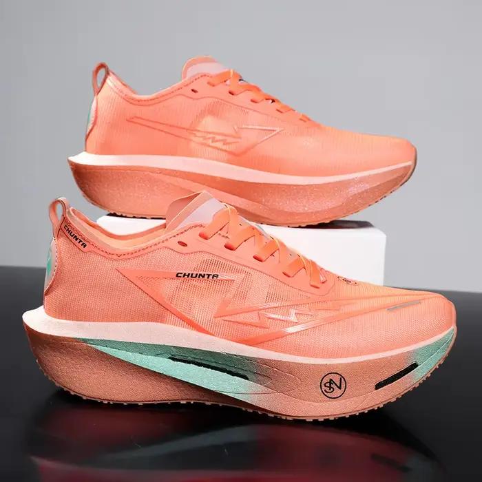 Chaussures de course Marathon homme semelle carbone respirantes légères et confortables pour sport printemps automne