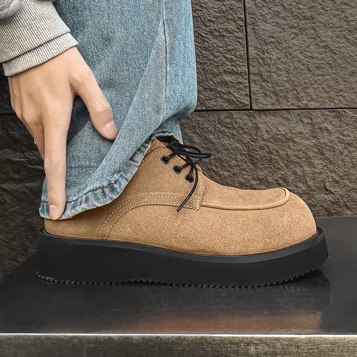 Chaussures Derby pour hommes en cuir fendu confortables et élégantes pour homme décontracté automne hiver occasionnel cadeau spécial