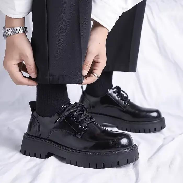 Chaussures Oxford en cuir coréen pour hommes