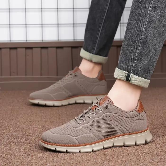 Hommes Wingtip Brogue chaussures maille Oxfords espadrilles décontractées Style britannique respirant Plus grande taille 51 52 53 54 livraison directe offre spéciale