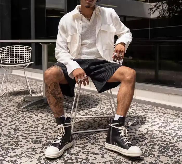 R-o génieux cuir noir haut chaussure de luxe qualité hommes bottes fermeture éclair femmes Sneaker chaussures décontractées Design classique bottine