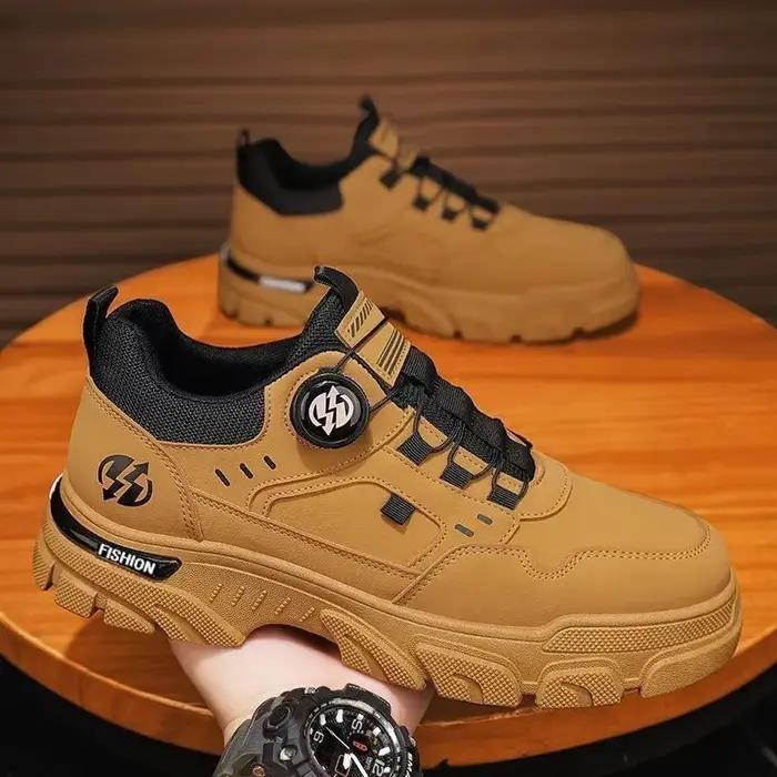 Chaussures d'été décontractées pour hommes en cuir confortables et souples, baskets pour homme, chaussures de marche, chaussures de randonnée, chaussures d'activités estivales, chaussures pour homme occasions spéciales