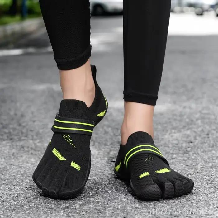 Chaussures de marche unisexes en coton respirant avec maille aérée pour randonnée, yoga et fitness occasions spéciales