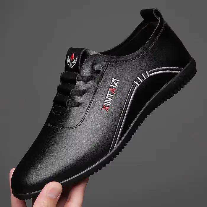 Chaussures en cuir décontractées pour hommes