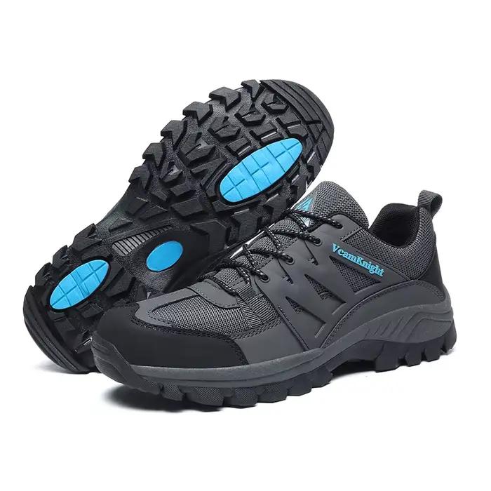 Hommes chaussures décontractées montagne baskets antidérapant hiver mode cuir extérieur tout-terrain Trail