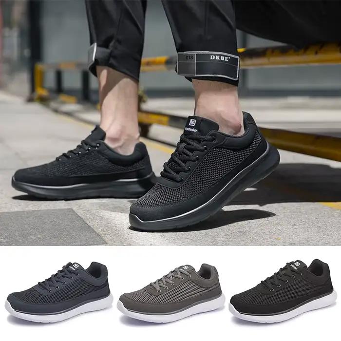 Baskets pour hommes maille respirant hommes chaussures décontractées grande taille 40-50 léger marche hommes chaussures de haute qualité semelles antidérapantes chaussure
