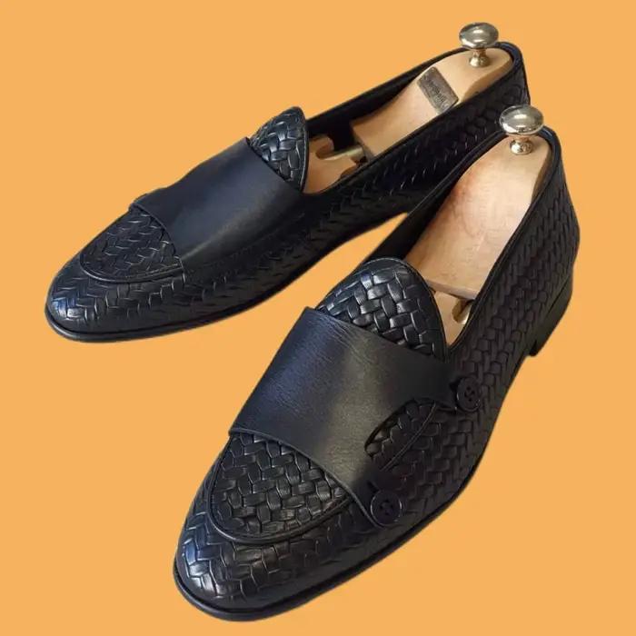 Mocassins d'affaires en cuir PU pour hommes