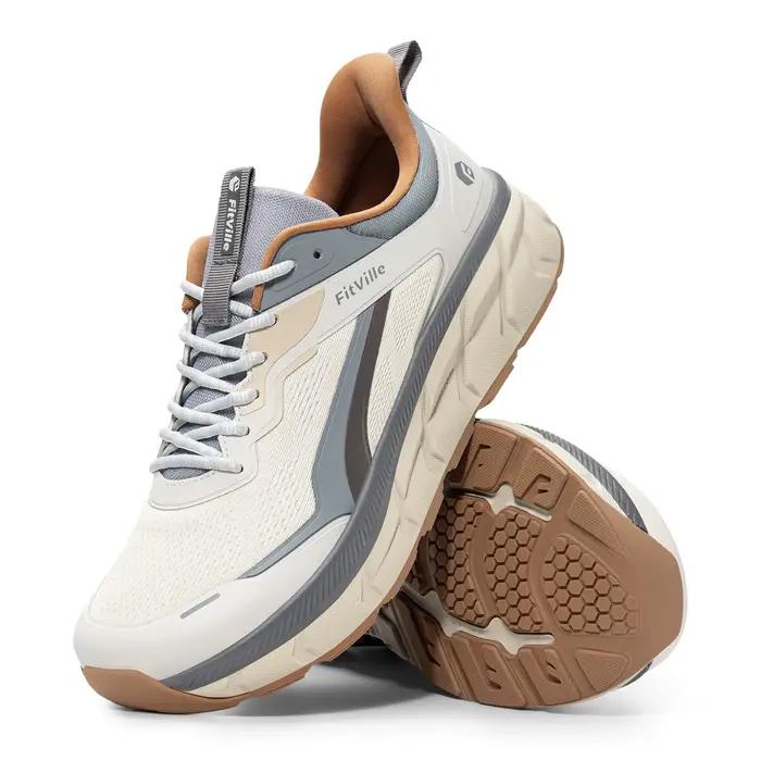 Chaussures de Marche Fittington pour Hommes Large Espace Bout Large Respirant Leger Résistant à l'Usure Occasions Spéciales