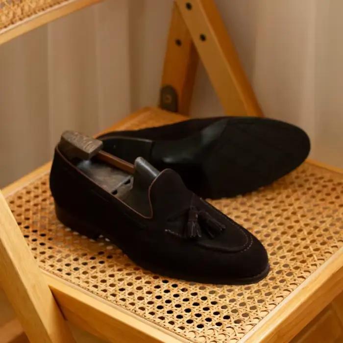 Mocassins en daim de vache pour hommes décontractés She ERA pointures 37-47 printemps automne ocassions multiples polyvalents