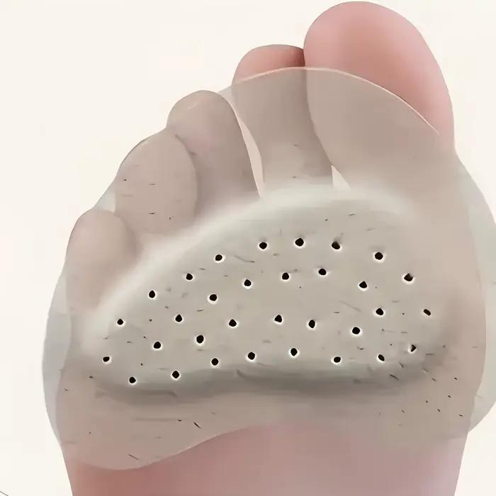 3 paires de coussinets souples pour l'avant-pied, demi-semelles auto-adhésives rembourrées et résistantes à l'usure, adaptées aux sandales à talons hauts