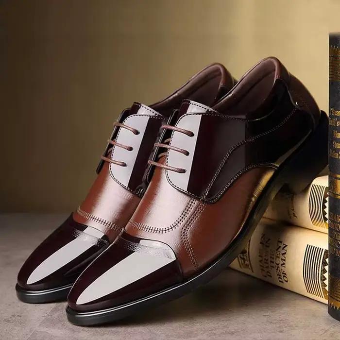 Chaussures Oxford en cuir respirantes pour hommes élégantes pour bureau et occasions spéciales comme mariage et cérémonies formelles