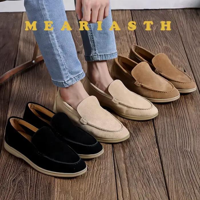 Mocassins de marche confortables et doux pour hommes