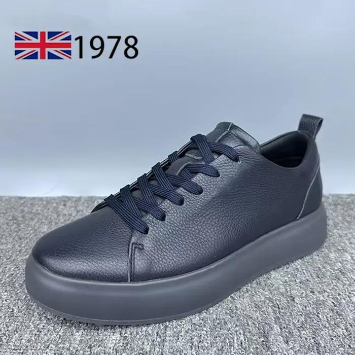 Chaussures pour hommes en cuir véritable