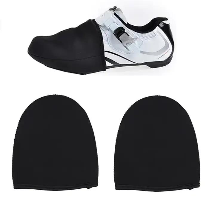 Couvre-chaussures de cyclisme couvre-chaussures de vélo de route de montagne couverture demi-paume orteil serrure coupe-vent protecteur de vélo étui de botte couvre-chaussures de cyclisme
