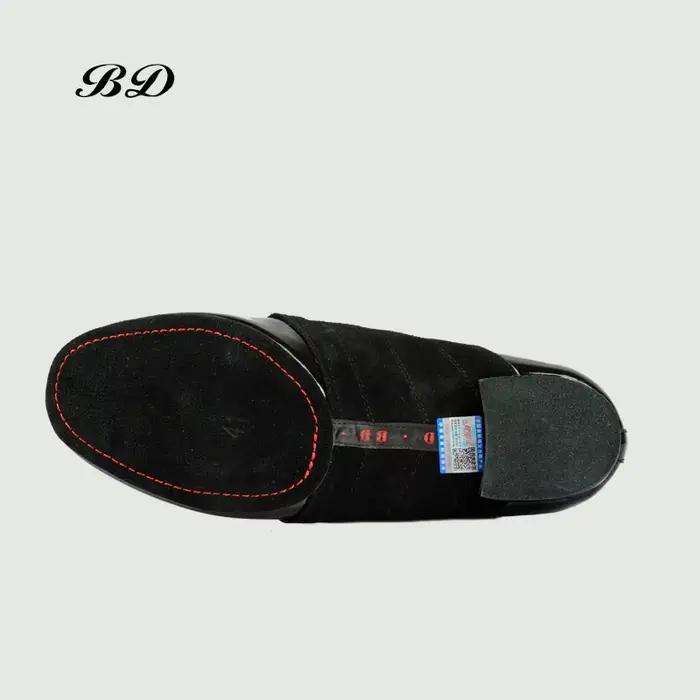 Baskets en cuir verni avec semelle à deux points pour homme