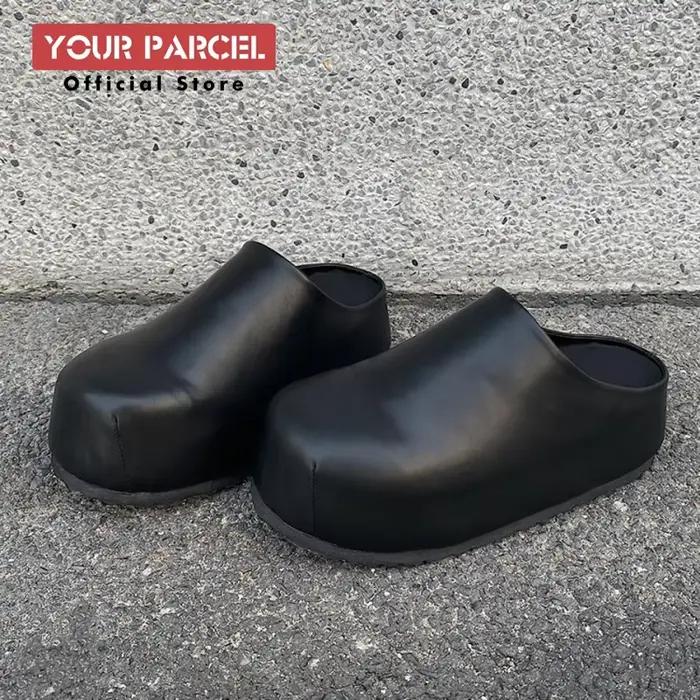 Chaussures en cuir Boken noir pour hommes