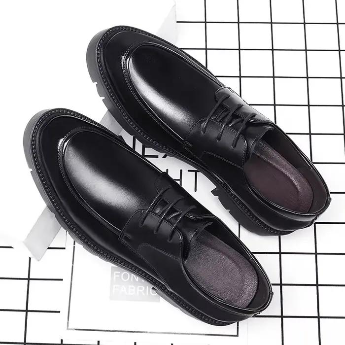 Hommes chaussures mode 8-10 cm hauteur augmentant chaussure automne à l'intérieur
