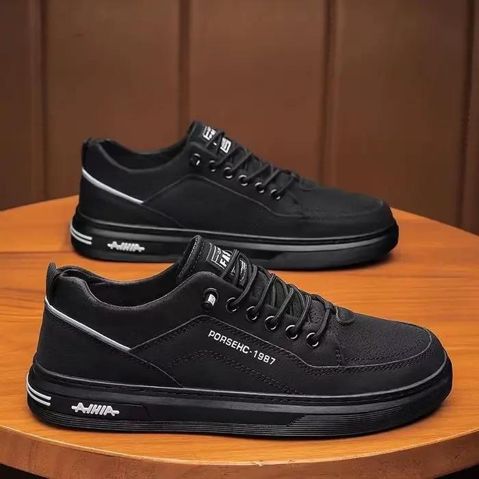 Baskets à plateforme GPBD pour hommes, chaussures de course confortables, respirantes, robustes et sans lacets pour randonnées et sports de plein air
