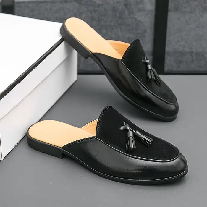 Demi-chaussures blanches pour hommes