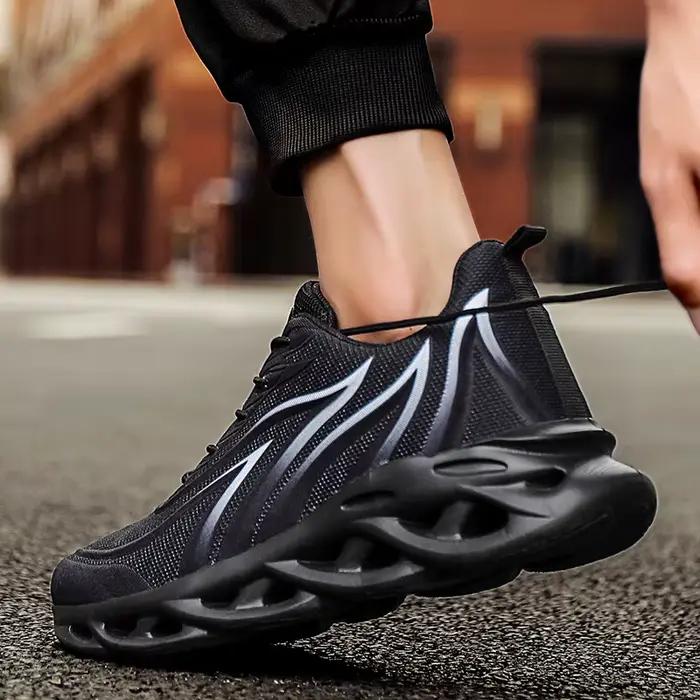 Chaussure sociale homme maille respirant confortable course chaussures de marche en plein air hommes