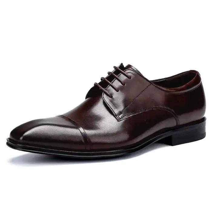 Mocassins Oxford italiens en cuir élégant pour hommes