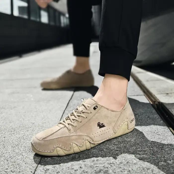 Chaussures décontractées en cuir pour hommes