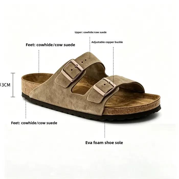 Sandales en cuir de haute qualité pour hommes et femmes