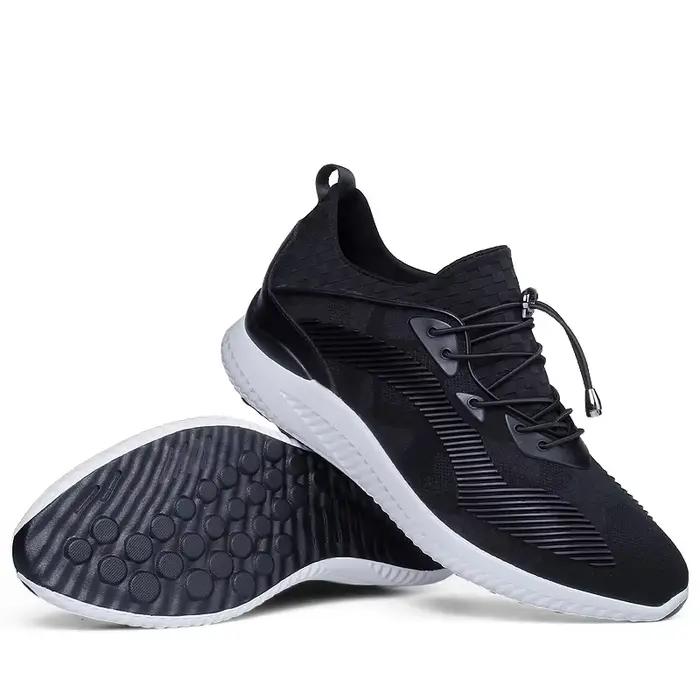Chaussures rehaussantes respirantes pour hommes, baskets à semelle intérieure 8cm, chaussures de sport décontractées, à la mode, recommandées