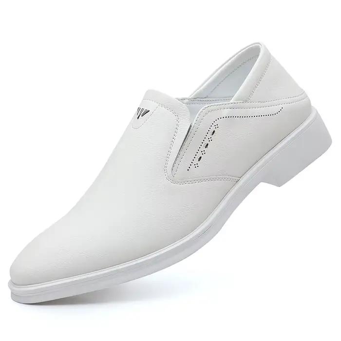 Chaussures habillées pour hommes de haute qualité mocassins de créateur hommes chaussures en cuir de vache de mode pour hommes britanniques bout pointu nouvelles chaussures de créateur hommes