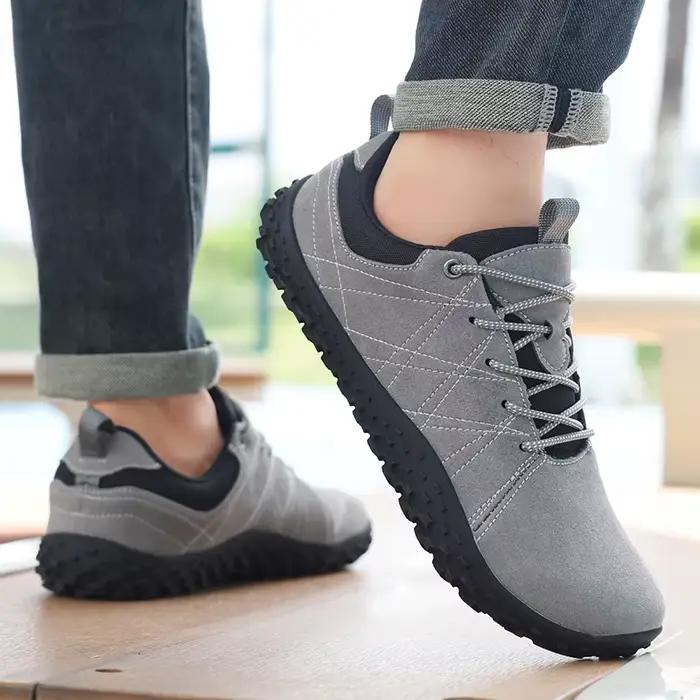 Chaussures de randonnée pour hommes, pieds nus, bout large, minimaliste, marche, escalade, confortables, respirantes, semelles zéro, espadrilles décontractées