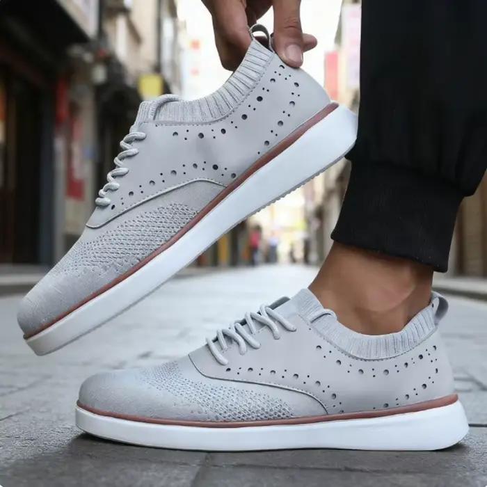 Nouvelles baskets décontractées homme LQEBK style bloc confortables et à la mode pour printemps automne