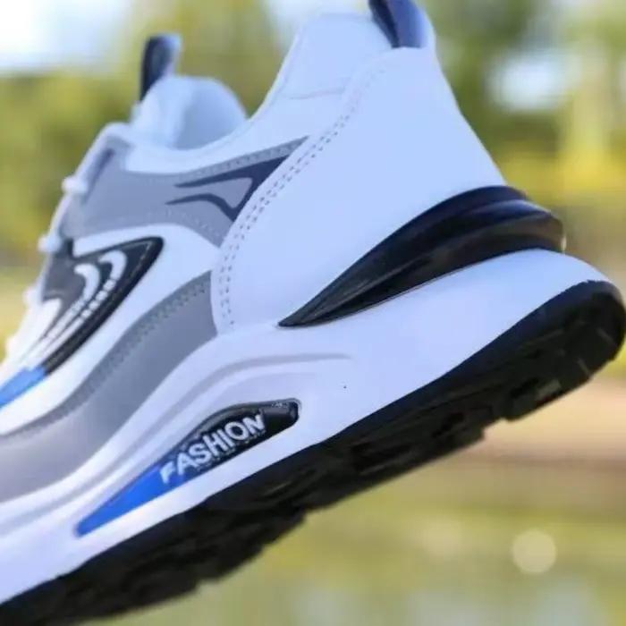Chaussures décontractées en cuir artificiel pour homme, confortables, respirantes et résistantes à l'usure pour les activités sportives et les jours détendus