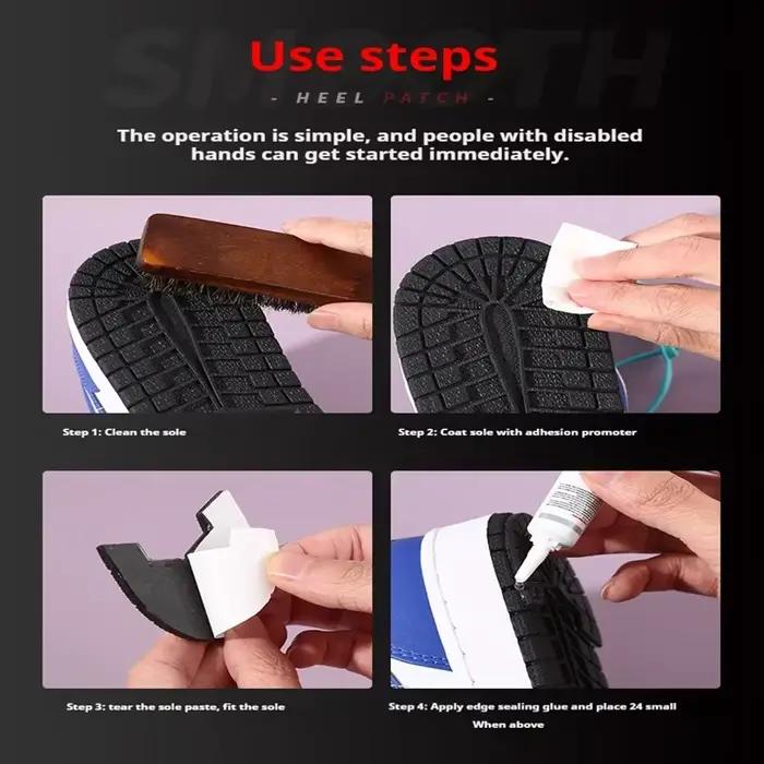 Autocollants antidérapants SMATLELF pour semelles de chaussures homme résistants à l'usure absorbant les chocs pour sécurité et confort occasions quotidiennes et sportives