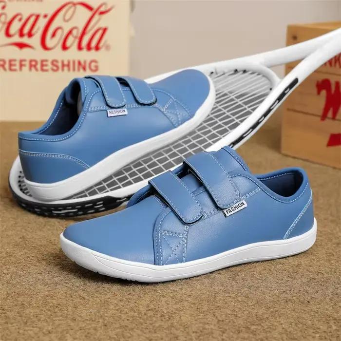 Chaussures confortables rondes en cuir pour hommes