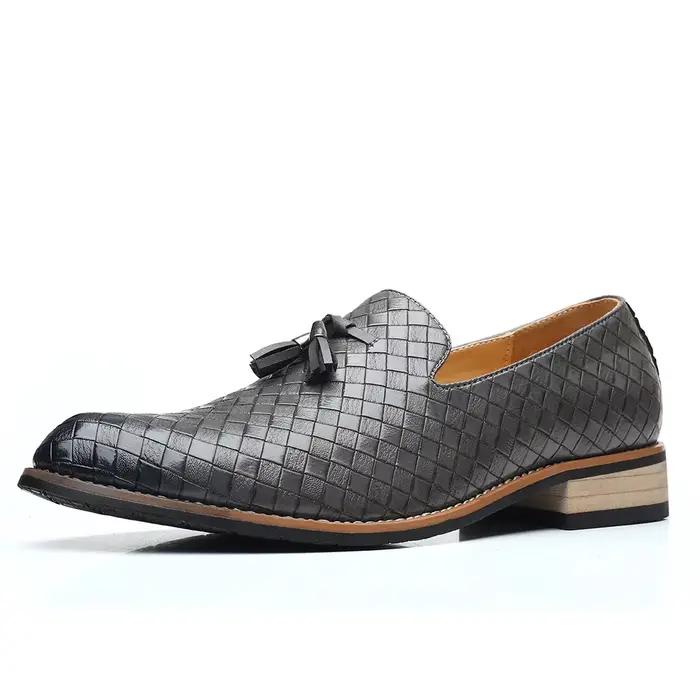 Hommes chaussures décontractées de luxe automne mocassins en cuir