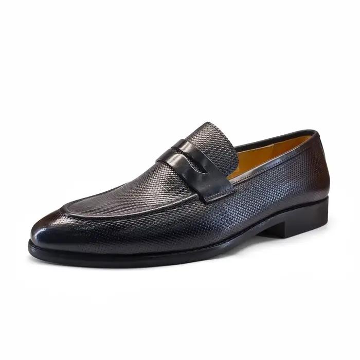 Mocassins confortables en cuir véritable