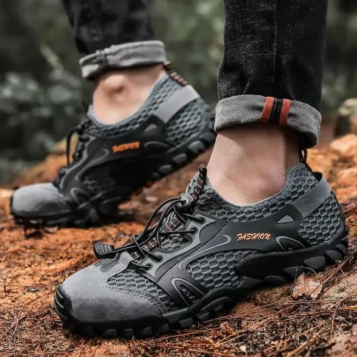 Chaussures de randonnée résistantes à l'usure pour hommes baskets de jogging et trekking zapatos rapides zones extérieures invierno extérieur anti-ald