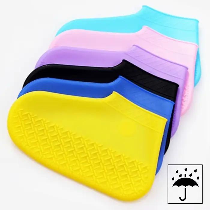 Protecteur de chaussures unisexe en Silicone, imperméable, réutilisable, pour les jours de pluie, pour l'intérieur et l'extérieur
